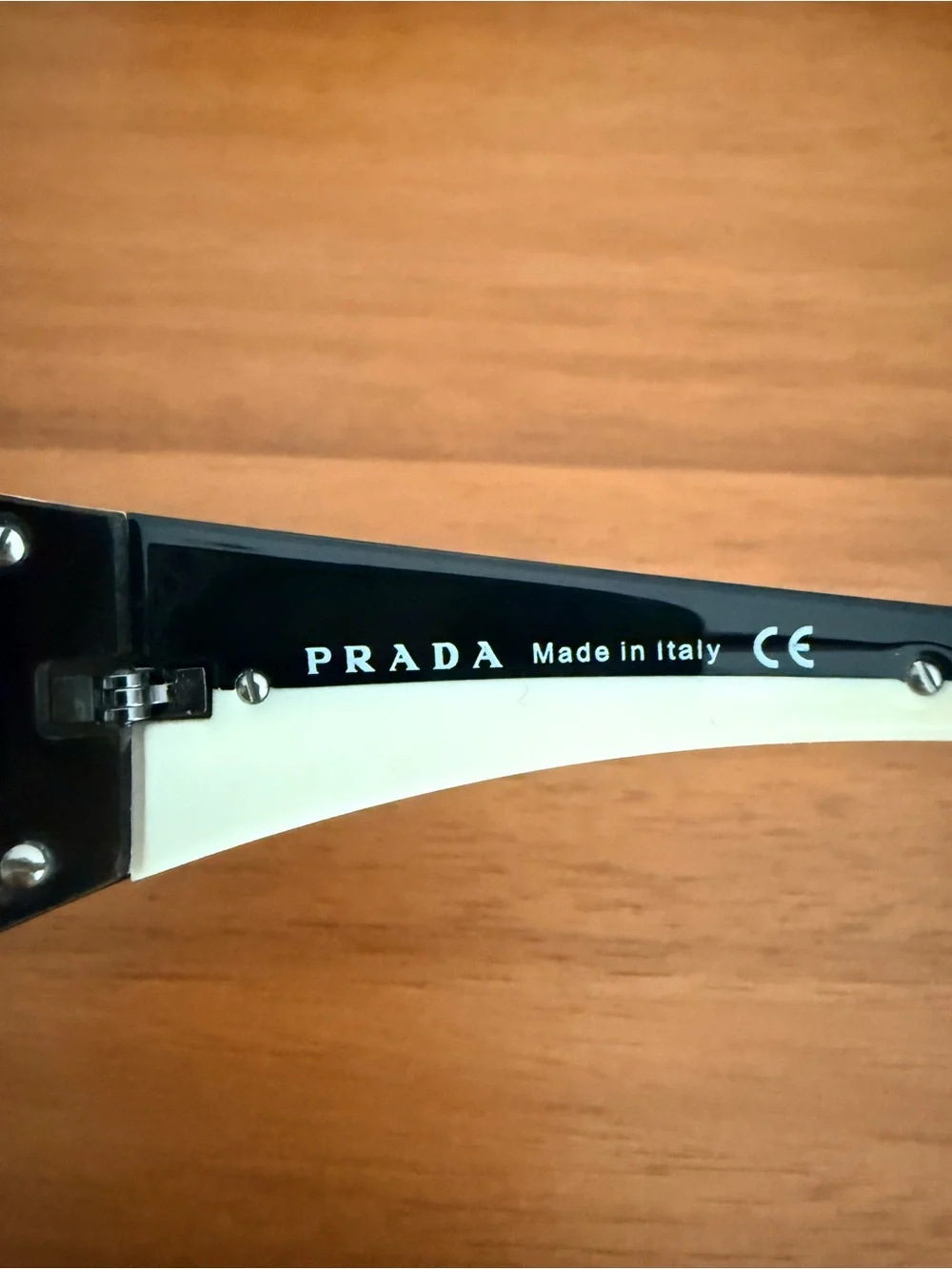 Prada Gray Gradient Shield Sunglasses Lens